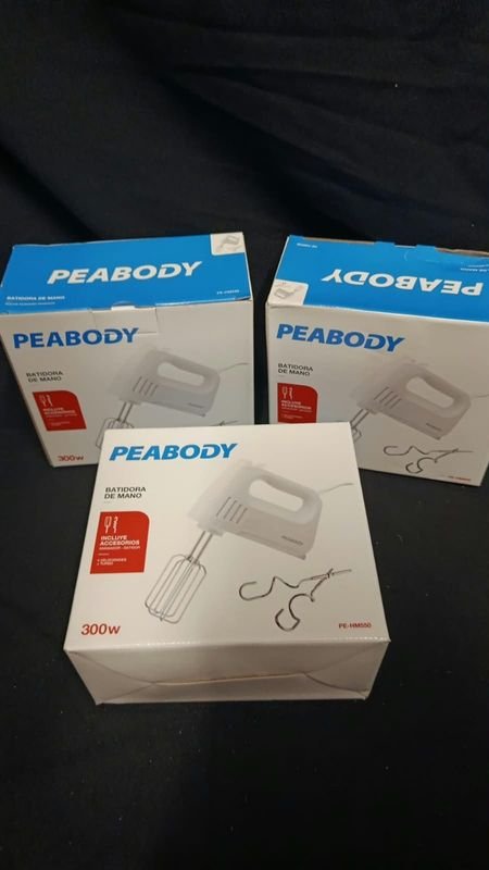 Batidoras de Mano Peabody 300W Nuevas (Set de 3)