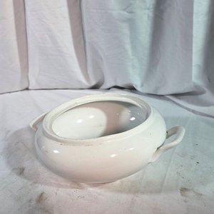 Sopera de Porcelana Blanca con Asas - imagen 3