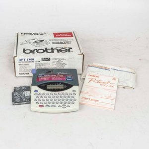 Lote siguiente: Rotuladora Electrónica Brother PT-1800/1810 Refurbished