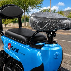 Scooter Eléctrico Celeste MD 500 "Uruguay" - Nuevo con Casco Incluido - imagen 4