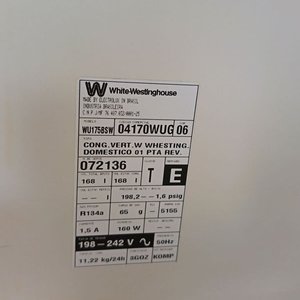 Freezer Vertical White Westinghouse WU175BSW Blanco con 5 Estantes - imagen 12