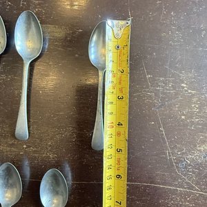 Conjunto de 8 Cucharas de Mesa Alpaca Berndorf - imagen 5