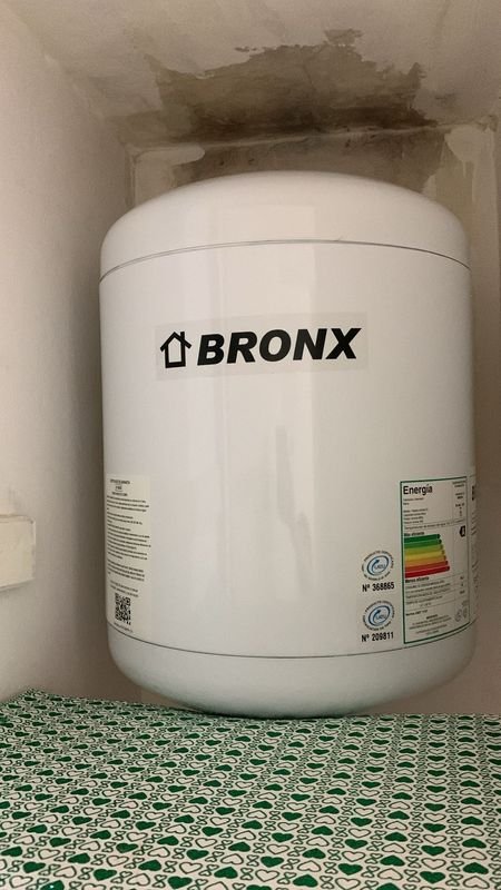 Calefón de cobre 30 litros con etiqueta y eficiencia energética