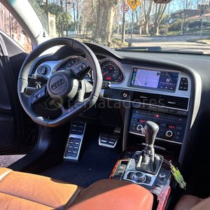 Audi A6 Negro Cuero Marrón 2012 - imagen 3