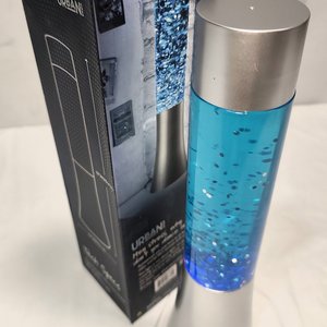 Lámpara Decorativa LED con Agua y Acero, Efecto Relajante, Nueva en Caja - imagen 3