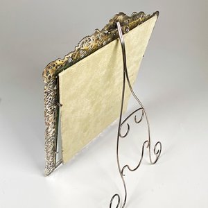 Portarretratos de Plata 800 con Decoración de Angelitos y Soporte - imagen 5
