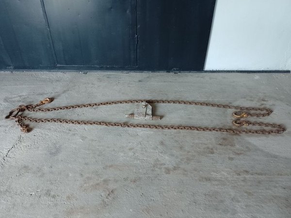 Cadena para grúa con rondana y mecanismo de bloqueo - imagen 3