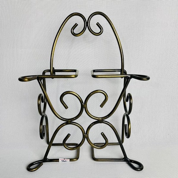 Soporte de mesa en hierro para aceitera y vinagrera - imagen 1