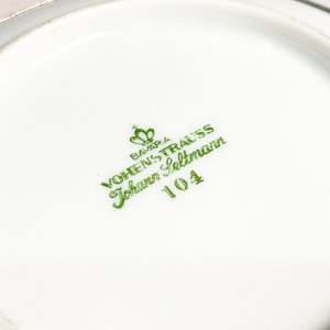 Dos Platos Decorativos Bavaria Johann Seltmann Vohenstrauss con Guarda Metálica - imagen 4