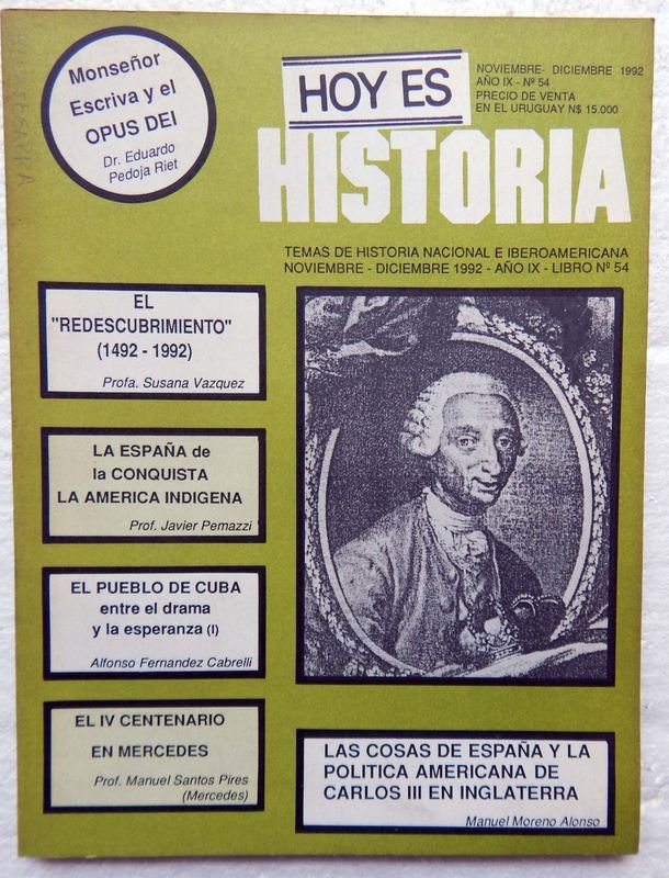 Revista Hoy Es Historia. Noviembre - Diciembre, 1992