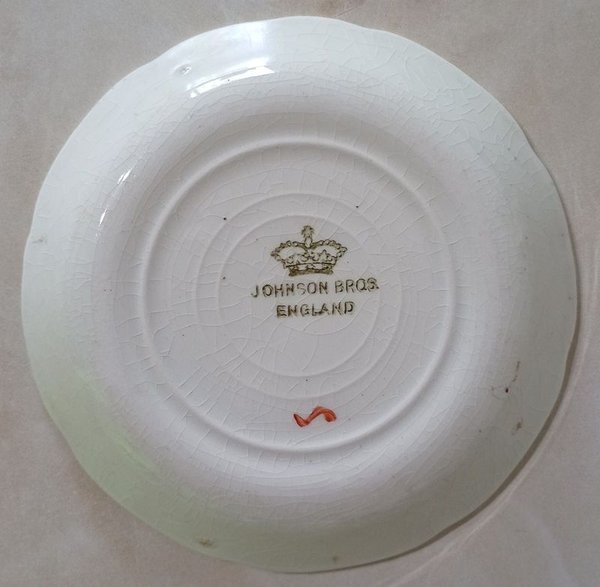 Tres platos de porcelana de Inglaterra y Japón - imagen 5