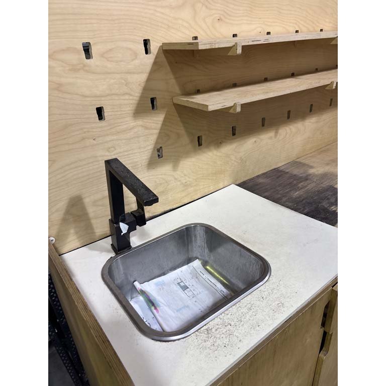 Mueble de cocina con bacha y dos puertas - imagen 2