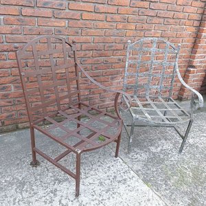 Par de Sillones de Exterior en Aluminio con Detalles - imagen 2