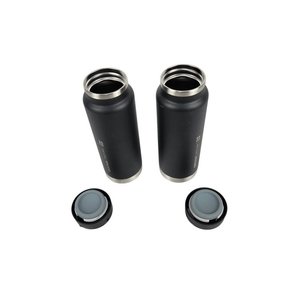 2 Botellas Térmicas Quechua Boca Ancha Negras 739mL (25oz) - imagen 2