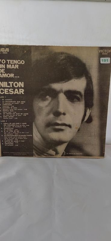Disco de Vinilo "Yo Tengo un Mar de Amor" de Nilton César
