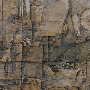Lote siguiente: Acuarela y Tinta "Ramot Menashe" de José Gurvich (1964)