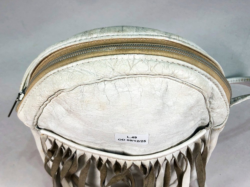 Cartera en Simil Cuero Color Blanco - imagen 3