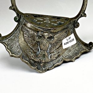 Estribo Antiguo de Metal con Figura de Águila - Broqua y Scholberg - imagen 2