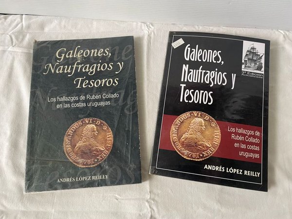 Libros "Galeones, Naufragios y Tesoros" Dedicado por Andrés López Reilly - imagen 1