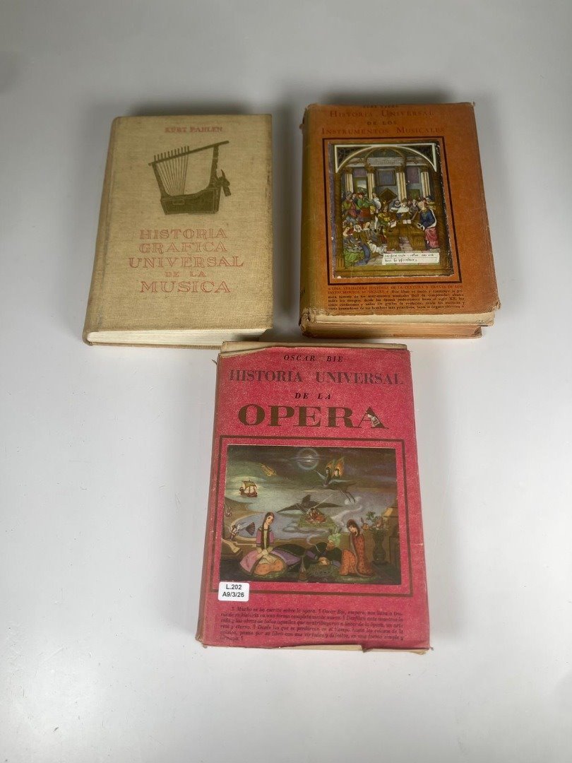 Lote anterior: Tres libros de música y ópera