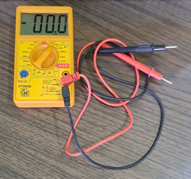 Multimetro Digital DT 860B Funcionando Impecable