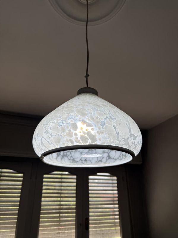Plafón de Cristal de Murano con Diseño Marbelado - imagen 1