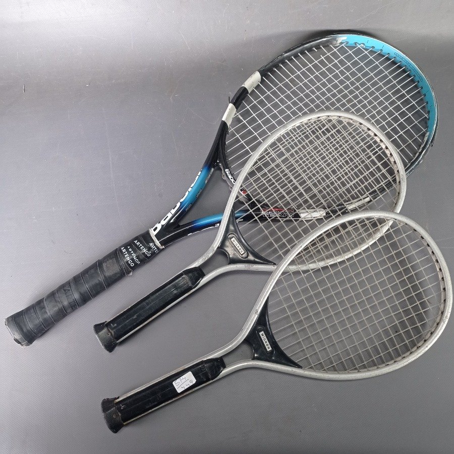 Tres raquetas de tenis en aluminio para la venta - imagen 1