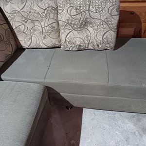 Juego de Living en L Gris con Estampado Geométrico - imagen 5