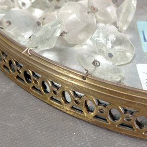 Colgante de Techo Bronce y Vidrio Estilo "Bolsa" con 3 Luces - imagen 5