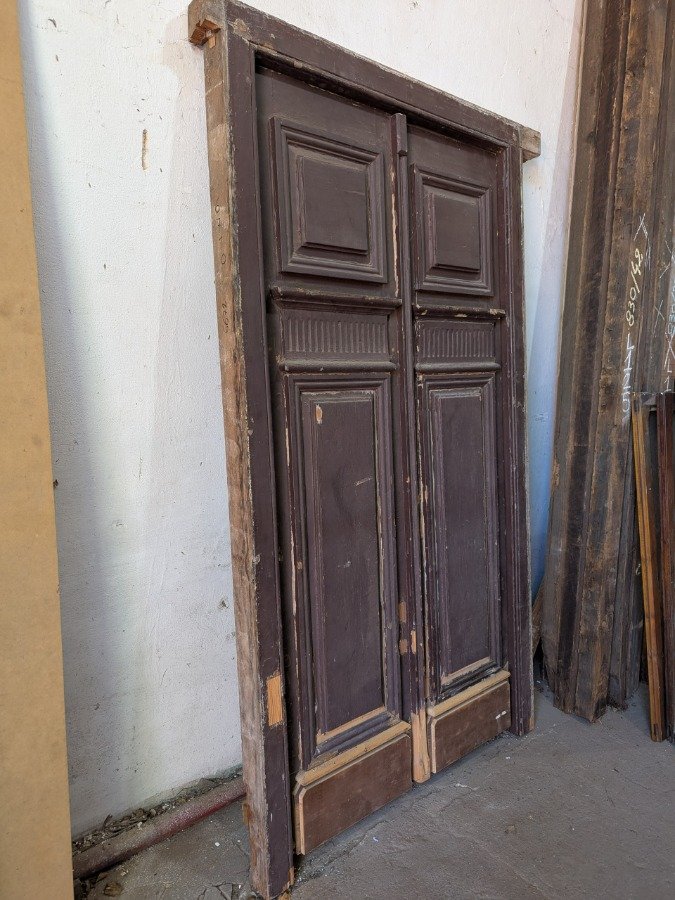 Puerta exterior de 2 hojas en madera - imagen 3