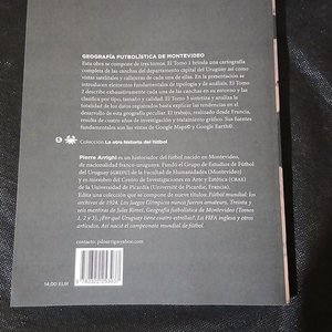 Libro Geografía Futbolística de Montevideo Tomo 2 - Pierre Arrighi - imagen 2