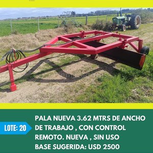 Lote anterior: Rastra de Arrastre Nueva 3.62 Mts con Control Remoto