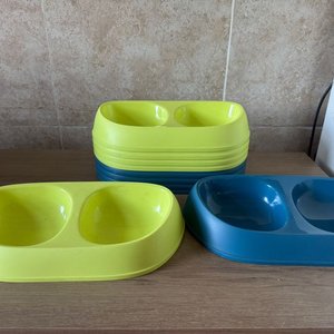 Lote siguiente: Set de 3 Platos Dobles para Mascotas
