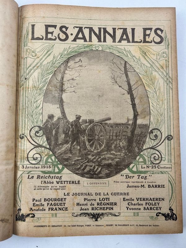 Revistas de la Primera Guerra Mundial con contenido histórico y artículos de autores notables - imagen 2