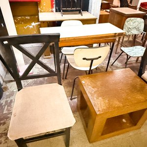 Juego de Sillas de Comedor Estilo Rústico - imagen 1