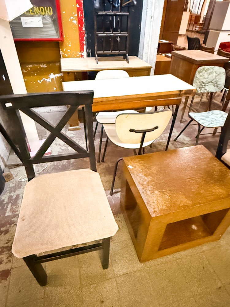 Juego de Sillas de Comedor Estilo Rústico