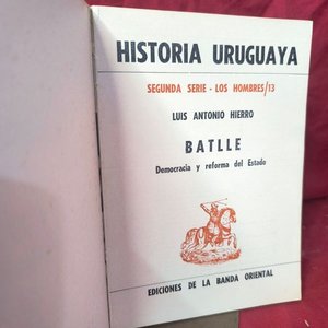 Libro "Batlle: Democracia y Reforma del Estado" de Luis Antonio Hierro (1977) - imagen 3