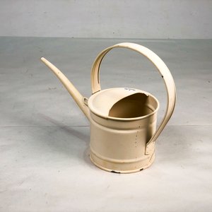Regadera Metálica Esmaltada Beige Vintage 19x29 cm - imagen 4