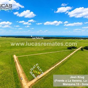 Lote anterior: Terreno en Venta a Minutos de La Paloma y Laguna de Rocha, Rocha