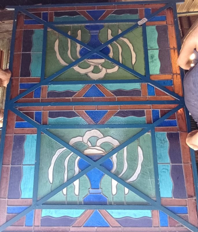 Ventana de vidrio labrado colorida para claraboya o tragaluz - imagen 3