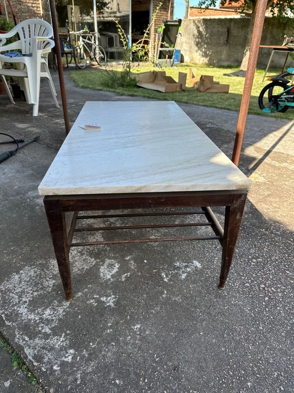 Mesa Ratona con tapa de mármol, estilo americano - imagen 5