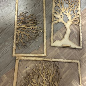 Lote anterior: Set de 3 Cuadros Decorativos de Madera con Diseño de Árbol y Coral