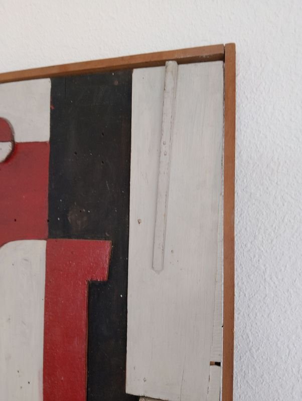 Talla en Madera "Luis Pérez Iglesias" 59x38 cm con Rastros de Polilla