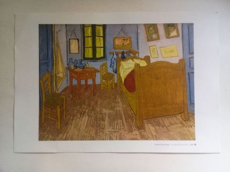 Lote siguiente: Lamina Vincent Van Gogh - La habitación de Arles 1888