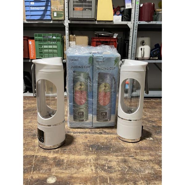 Set de 4 Juguera Portátil Eléctrica HS-860 en Caja