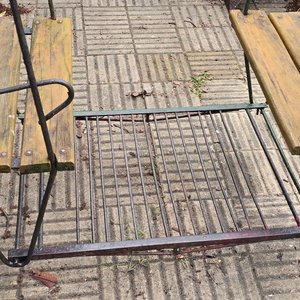 Hamaca Doble Infantil de Metal y Madera con Asientos Pintados - imagen 6
