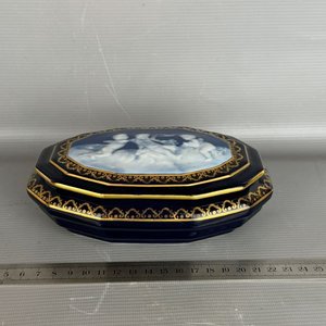 Bombonera o Joyero de Porcelana Limoges Firmada Camille Tharaud (Años 30) - imagen 8