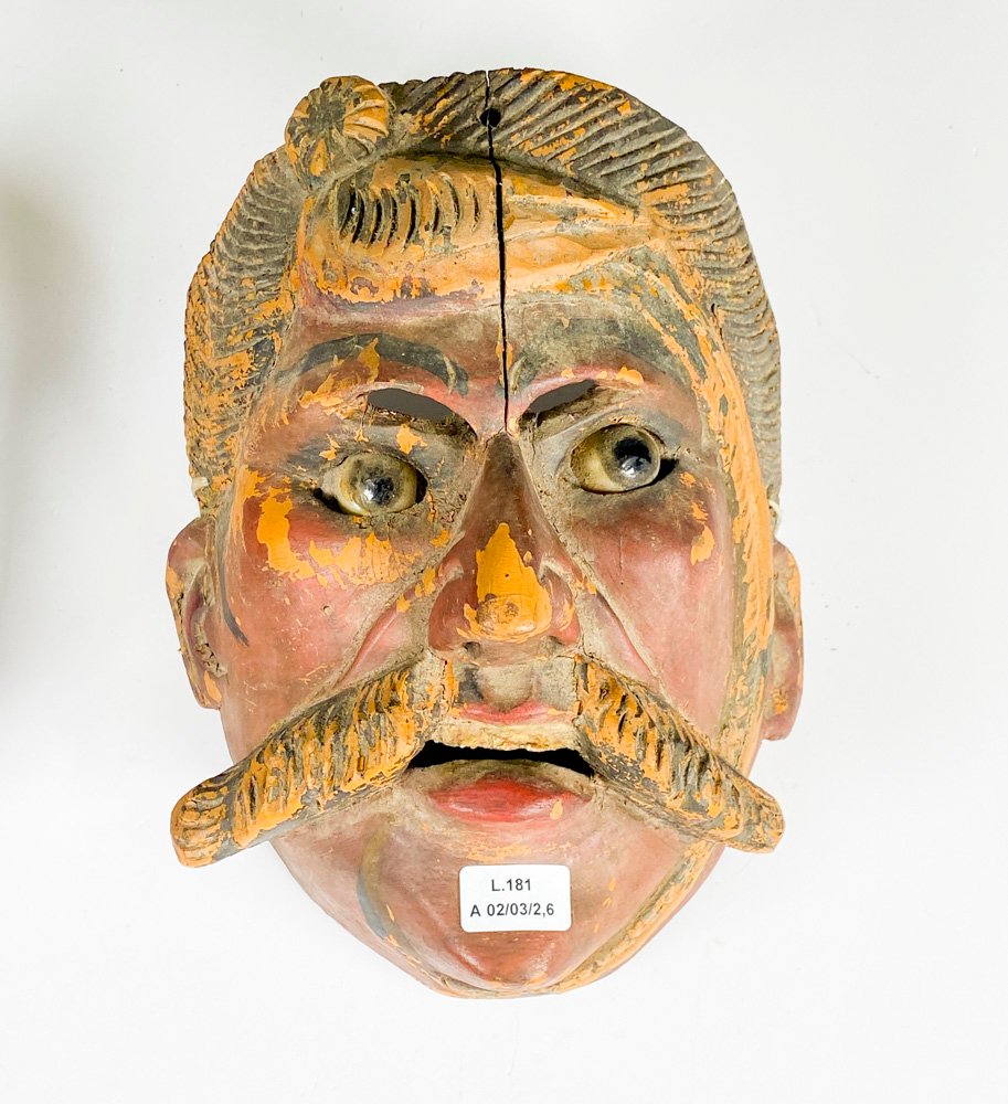 Máscaras de madera para danzas rituales guatemaltecas - imagen 3