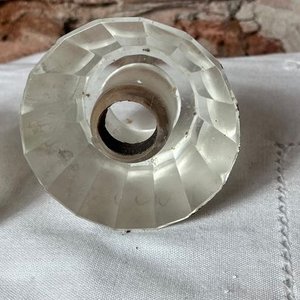 Par de Veladores de Vidrio Facetado - imagen 5