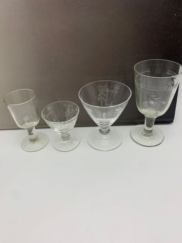 Lotes de copas de cristal y vidrio para decoración - imagen 3